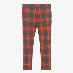 Boboli-Girls Red Tartan Trousers | Childrensalon Outlet