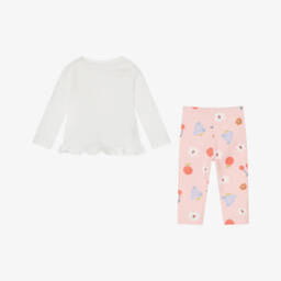 Boboli-Girls' Soft Pink Legging Duo | Childrensalon Outlet