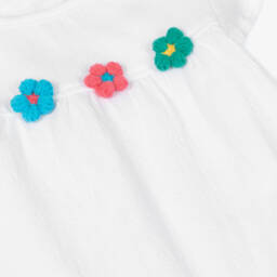 Boboli-Girls Spring White Blossom Leggings Set | Childrensalon Outlet