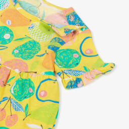 Boboli-Girls Sunshine Cotton Fruit Dress | Childrensalon Outlet