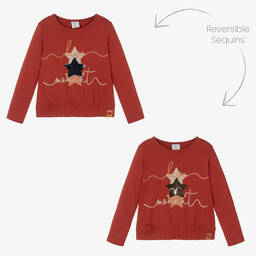 Bobux-توب قطن لون أحمر للبنات | Childrensalon Outlet