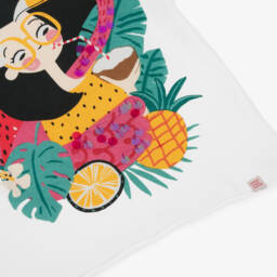 Boboli-Girls Tropical Paradise Cotton Tee | Childrensalon Outlet