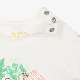 Bobux-طقم شورت قطن جيرسي لون عاجي وأصفر للمولودات | Childrensalon Outlet