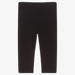 Boboli-طقم ليغنغز وفستان قطن جيرسي لون زهري وأسود | Childrensalon Outlet