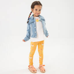 Boboli-طقم ليقنز زهري مشرق للبنات | Childrensalon Outlet