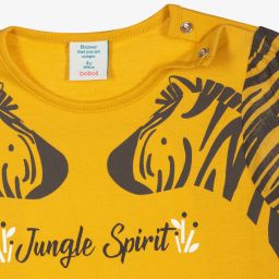 Boboli-Желтая футболка с зебрами и легинсы | Childrensalon Outlet