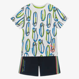 Boboli-طقم قطني للأولاد مستوحى من أجواء ركوب الأمواج | Childrensalon Outlet