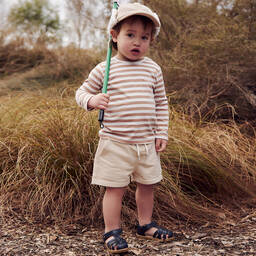 Bobux Совершенствуйтесь-Синие кожаные сандалии для малышей | Childrensalon Outlet