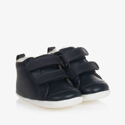 بوباكس Step Up-بوت جلد لون كحلي لمرحلة بدء المشي أطفال ولادي | Childrensalon Outlet