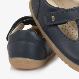 Bobux Step Up-Boys Blue Leather Pre-Walkers | Childrensalon Outlet