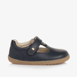 Bobux Step Up-Boys Blue Leather Pre-Walkers | Childrensalon Outlet