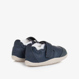 Bobux Xplorer-Boys Navy Leather First Steps Shoes | Childrensalon Outlet