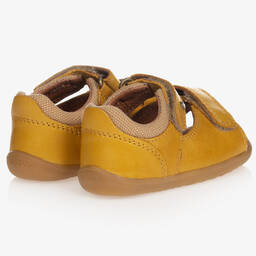 بوباكس Step Up-صندل جلد لون أصفر لمرحلة بدء المشي | Childrensalon Outlet