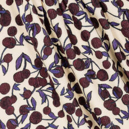 Bonpoint-Baby Girls Ivory & Purple Corduroy Dress | Childrensalon Outlet