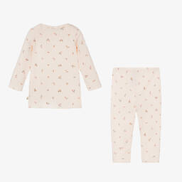 Bonpoint-Baby Girls Pink Cotton Pyjamas | Childrensalon Outlet