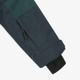 Bonpoint-Boys Blue & Green Down Padded Ski Jacket | Childrensalon Outlet