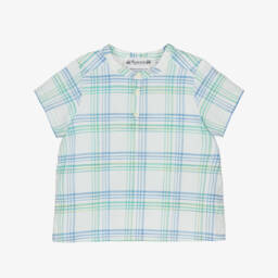 Bonpoint-Boys Classic Checkered Cotton Top | Childrensalon Outlet