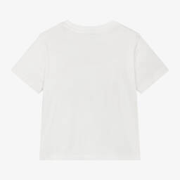 Bonpoint-Boys Cream Cotton Tee | Childrensalon Outlet
