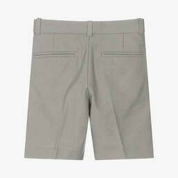 بونبوان-شورت تشينو قطن وصوف لون رمادي للأولاد | Childrensalon Outlet