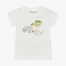 Bonpoint-Boys Ivory Adventure Tee | Childrensalon Outlet