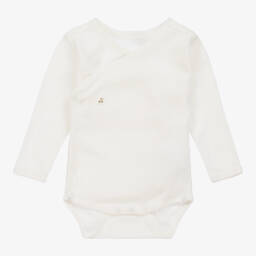 Bonpoint-Boys Ivory Cotton Bodysuit Trio | Childrensalon Outlet