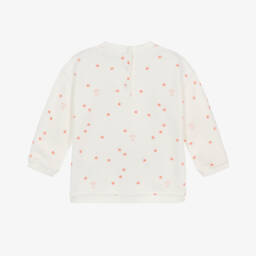 Bonpoint-Boys Ivory Star Pattern Sweatshirt | Childrensalon Outlet