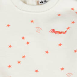 Bonpoint-Boys Ivory Star Pattern Sweatshirt | Childrensalon Outlet