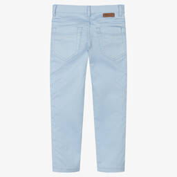 Bonpoint-Boys Pale Blue Cotton Jeans | Childrensalon Outlet