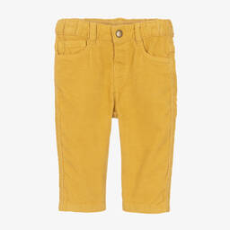 Bonpoint-Boys Yellow Corduroy Trousers | Childrensalon Outlet