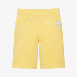 Bonpoint-Boys Yellow Cotton Shorts | Childrensalon Outlet