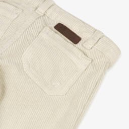 Bonpoint-Girls Beige Flare Cord Trousers | Childrensalon Outlet