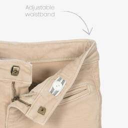 Bonpoint-Бежевые джинсы-клеш для девочек | Childrensalon Outlet