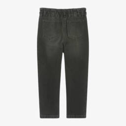 Bonpoint-Girls Black Stretch Denim Jeans | Childrensalon Outlet