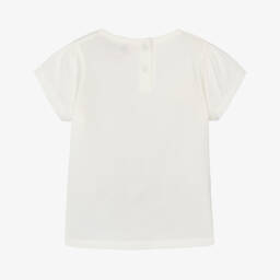 Bonpoint-Girls Cream Cherry Tee | Childrensalon Outlet