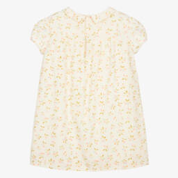 Bonpoint-Girls Elegant Ivory Cherry Dress | Childrensalon Outlet