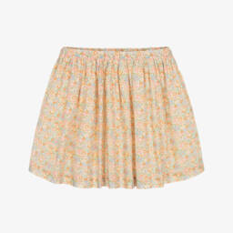 Bonpoint-تنورة قطنية مزهرة للبنات من ليبرتي | Childrensalon Outlet