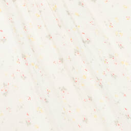 Bonpoint-Girls Ivory Cotton Ditsy Floral Dress | Childrensalon Outlet