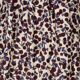 Bonpoint-Girls Ivory & Purple Berry Corduroy Dress | Childrensalon Outlet