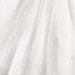 Bonpoint-Girls Ivory Tulle Bow Delight Dress | Childrensalon Outlet