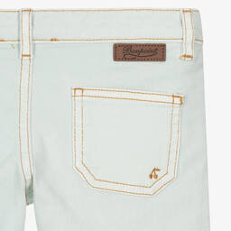 بونبوان-جينز بأرجل واسعة قطن دنيم لون أزرق فاتح | Childrensalon Outlet