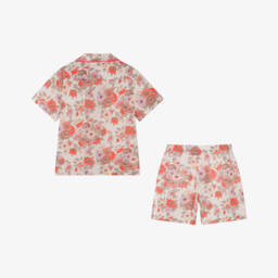 Bonpoint-Girls Rose Blossom Cotton Sleep Set | Childrensalon Outlet