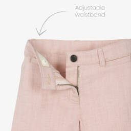 Bonpoint-Girls Rosy Denim Flare Pants | Childrensalon Outlet