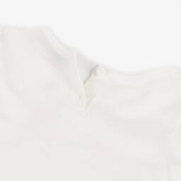 Bonpoint-Girls Soft Ivory Aloha Tee | Childrensalon Outlet