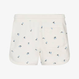 Bonpoint-Girls Soft Ivory Cherry Shorts | Childrensalon Outlet