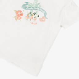 Bonpoint-Girls Soft Ivory Hula Tee | Childrensalon Outlet