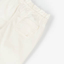 Bonpoint-بنطلون تويل عاجي ناعم للبنات | Childrensalon Outlet