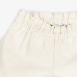 Bonpoint-Мягкие кремовые шорты для девочек | Childrensalon Outlet