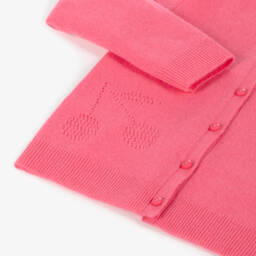 Bonpoint-Girls Soft Pure Cashmere Cherry Cardigan | Childrensalon Outlet