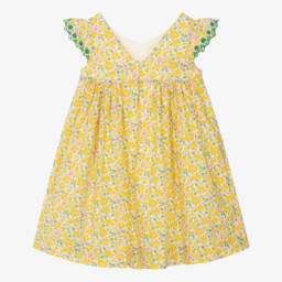 Bonpoint-Girls Sunshine Floral Print Dress | Childrensalon Outlet
