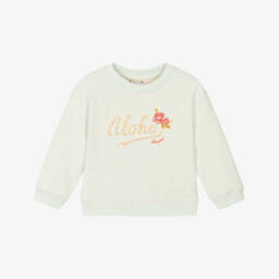 Bonpoint-Хлопковый пуловер Тропический бриз для девочек | Childrensalon Outlet